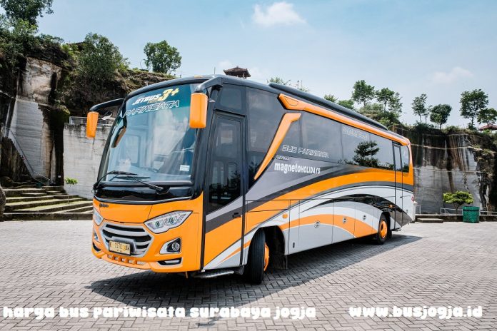 harga bus pariwisata surabaya jogja